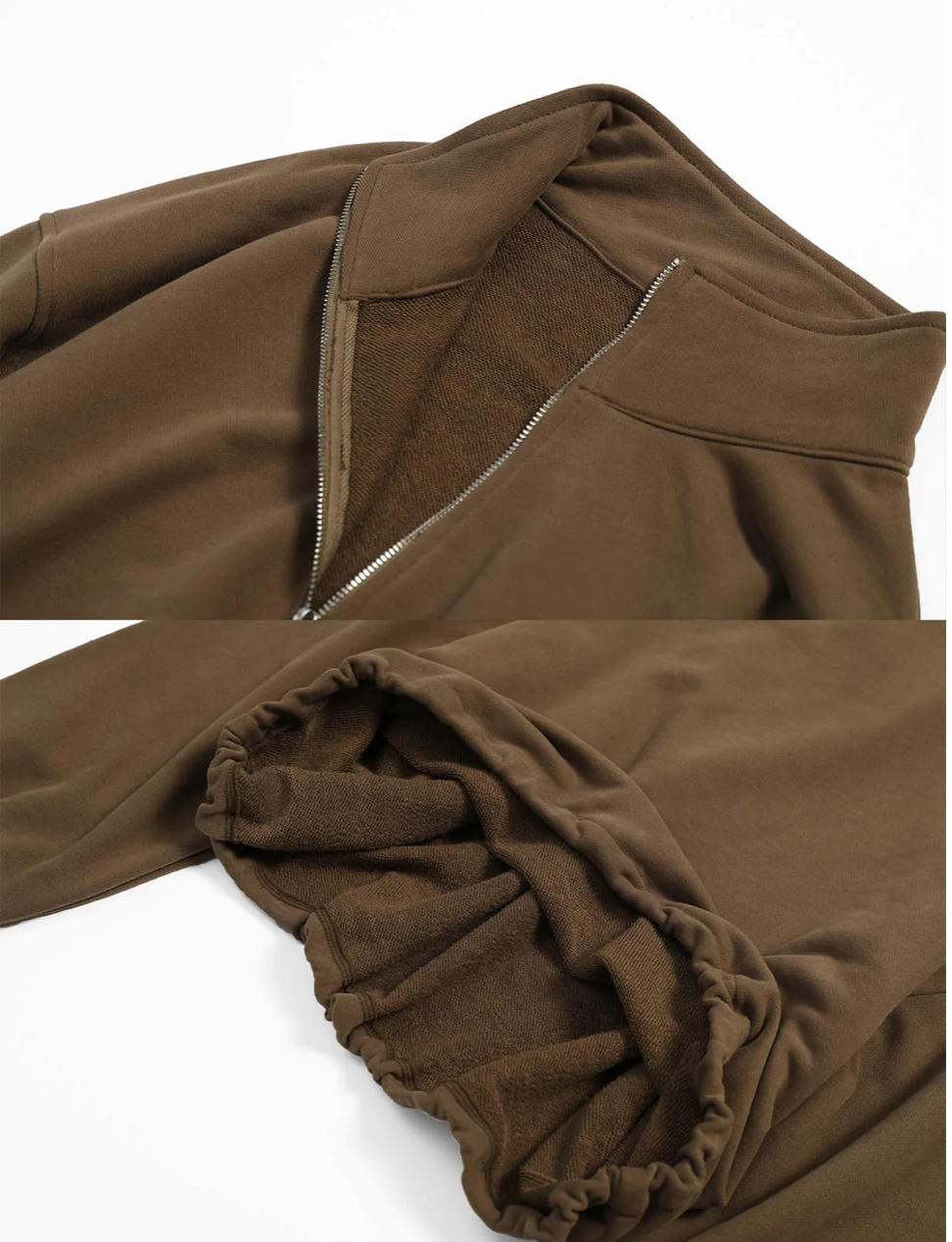 ADRI MOCK-NECK 1/4 ZIP PULLOVER