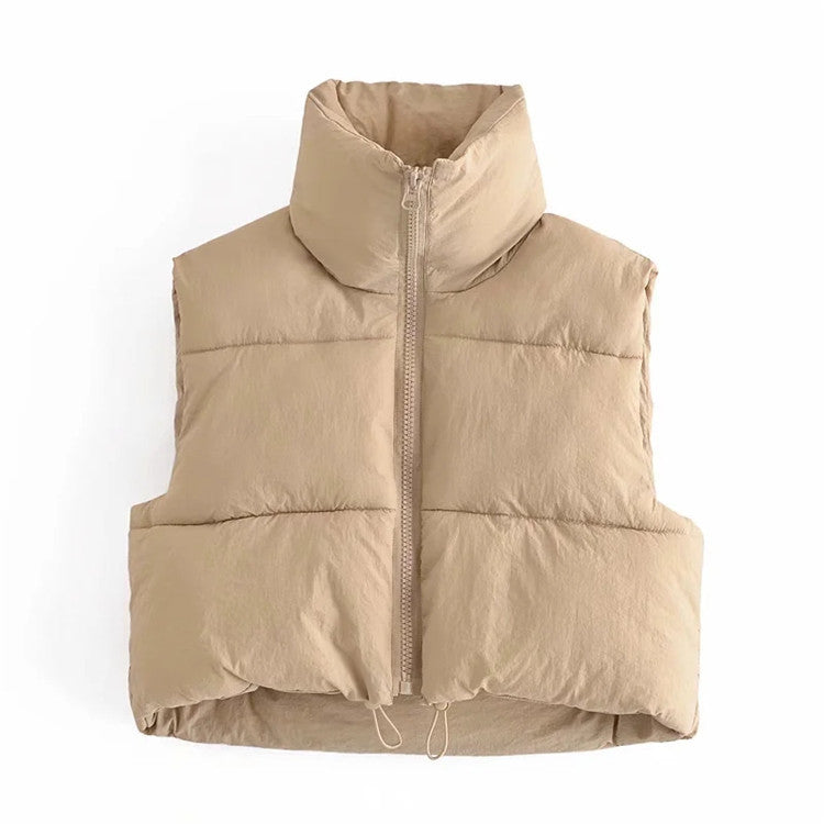 KELLY CROPPED PUFF VEST