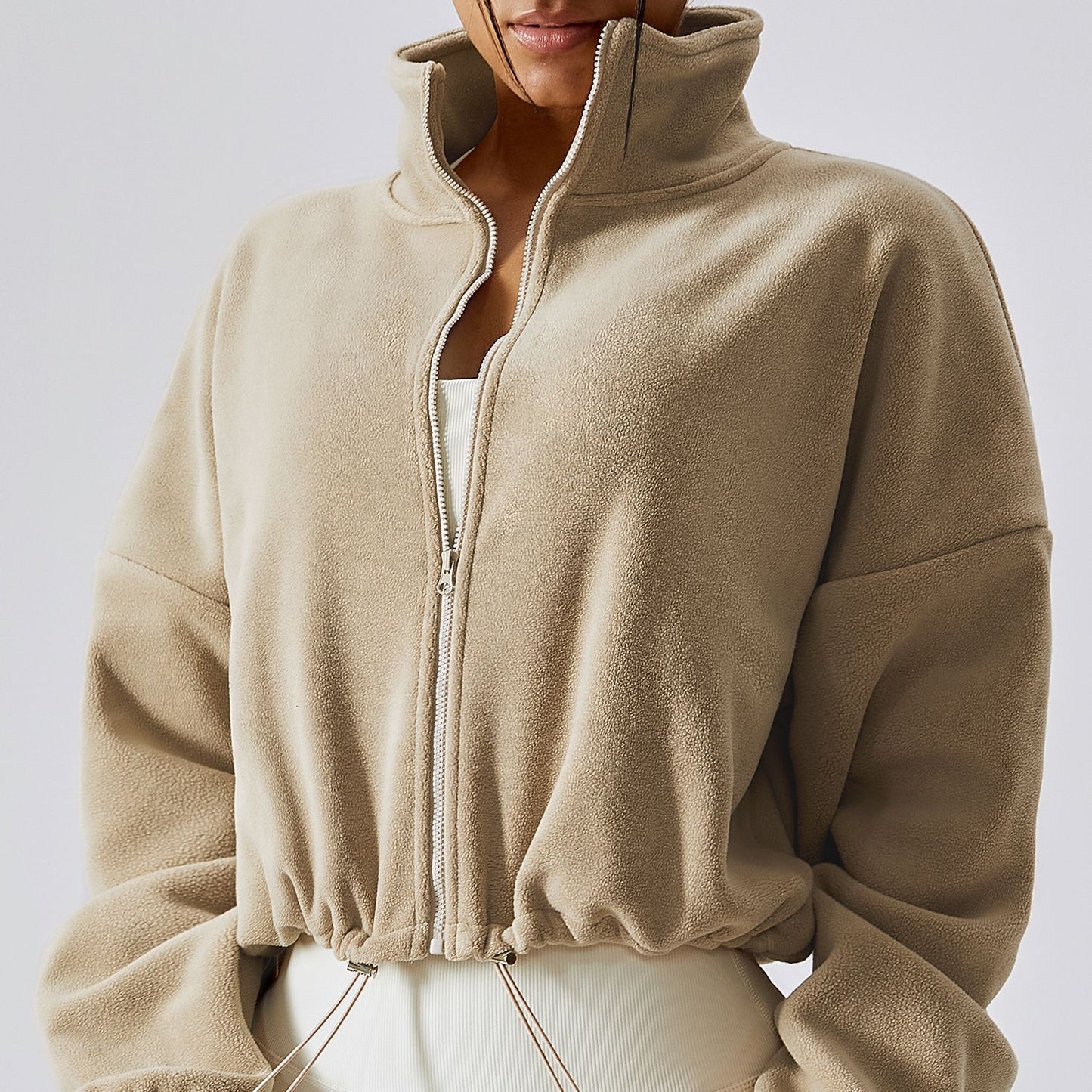 KHLOE FLEECE ZIPUP JACKET