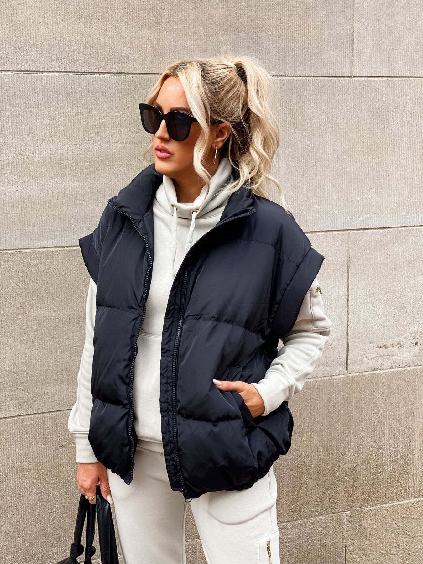 KAYLA OVERSIZED PUFFER VEST