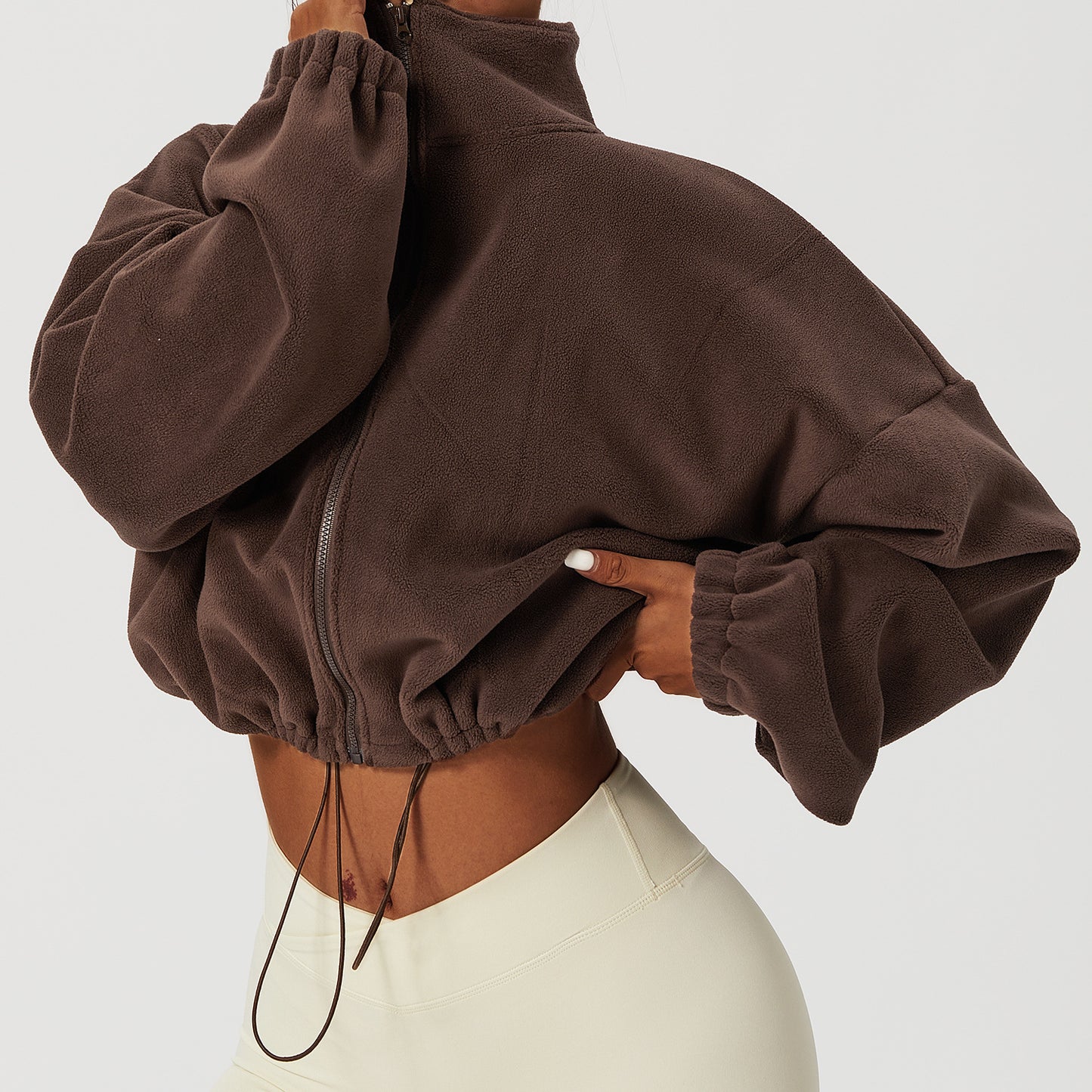 KHLOE FLEECE ZIPUP JACKET