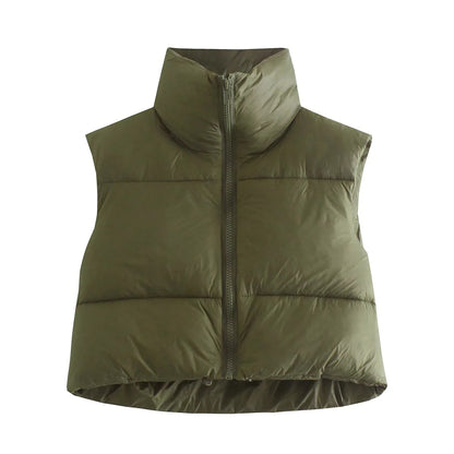 KELLY CROPPED PUFF VEST