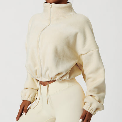 KHLOE FLEECE ZIPUP JACKET